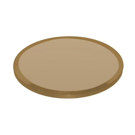 Beveled Glass Top Table - Bronze Glass Table Top, 18