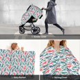 thumbnail image 6 of Car Seat Cover Baby, Colorful Shark Baby Car Seat Cover for Baby Boys Girls Newborn , Infant Car Seat Canopy Cover Nursing Breastfeeding Cover Warm Blanket, 6 of 7