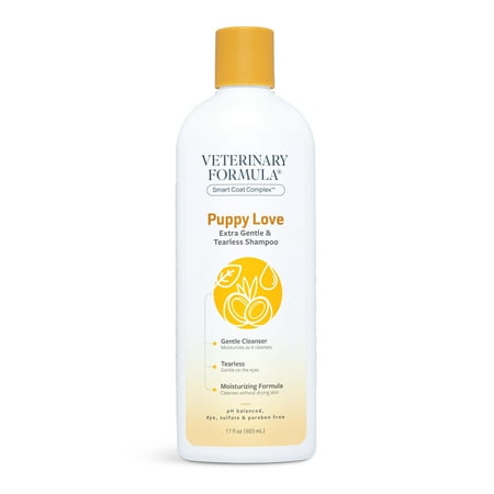 Veterinary Formula Solutions Puppy Love Extra Gentle Tearless Shampoo for Dogs 17 oz