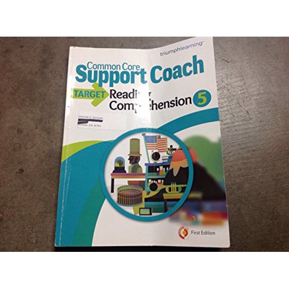 Pre-Owned Common Core Support Coach, Target: Reading Comprehension, Grade 5, 9781623620073, 1623620074, Paperback,