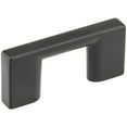 thumbnail image 1 of 1-1/4" Contemporary Cabinet Pull - Matte Black, 1 of 2