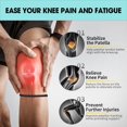 thumbnail image 4 of 2-Pack Patellar Tendon Support Straps, Adjustable Silicone Pad Knee Bands for Basketball, Running and Hiking, 4 of 7