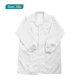thumbnail image 2 of Bata de laboratorio ESD Ropa antiestática Chaqueta de ciencia con cuello de solapa y puños Uniforme de trabajo (Blanco, 3XL), 2 of 6