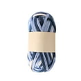 thumbnail image 4 of T Shirt Yarn Carpet Yarn Hand Knitting Crocheting Knitting Yarn Fabric Cloth Yarn for Coasters Rugs Tapestry Home Decor Scarf Blue Gray White, 4 of 10