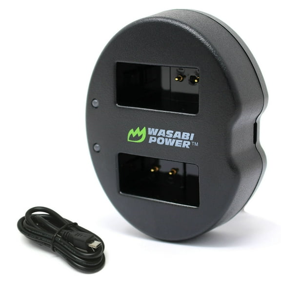 Wasabi Power Dual USB Battery Charger for Nikon EN-EL20, EN-EL20a