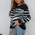thumbnail image 2 of Vedolay Women's 2023 Tops Women's Sweater 2023 Long Sleeve Ribbed Knit Loose Oversized Pullover Sweaters,Black M, 2 of 5