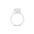 thumbnail image 5 of 3.50 Carat (Ctw) Lab-Created Solitaire Moissanite Engagement Ring in Sterling Silver for Women, 5 of 6
