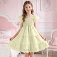 thumbnail image 2 of Teen Dresses For Special Occasions Cold Shoulder Junior Bridesmaid Dresses for Teens Girls Chiffon Wedding Guest Formal Pageant Gowns 2-14, 2 of 7
