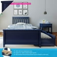 thumbnail image 2 of BEDSMART Solid Wood Twin Size Bed With Storage | Blue, 2 of 7