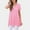 Pink, variant on SNKSDGM Women's Plus Casual Easter Shirt off The Shoulder Tops for Women Plus Size Sweater Women's Casual Short Sleeved V Neck T Shirt Top Beach Vacation Clothes for Women Plus