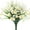 White, variant on Viworld 8 Bundles Artificial Daisy Mums Flowers Outdoor Fake Fall Flowers for Decoration No Fade Faux Plastic Autumn Flower Garden Porch Window Box Decor, White