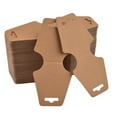 thumbnail image 1 of CSChome Kraft Cartes en Papier Kraft Étiquettes en Papier – Étiquettes de Bijoux Décoratives Pliables Multifonctionnelles Réutilisables (100 Pcs/ensemble), 1 of 7