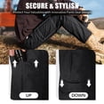 thumbnail image 4 of Pantalones cargo FREE SOLDIER resistentes al agua para hombre, color negro, 38 de ancho x 32 de largo, 4 of 8