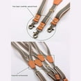 thumbnail image 4 of Qcwqmyl Leather Suspenders for Men with Bronze Metal,Mens Suspenders with hooks,Vintage Suspenders, 4 of 7
