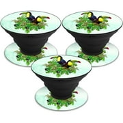 MightySkins POSOCK-Toucan Friends Skin Decal Wrap for Sticker, Toucan Friends - Pack of 3