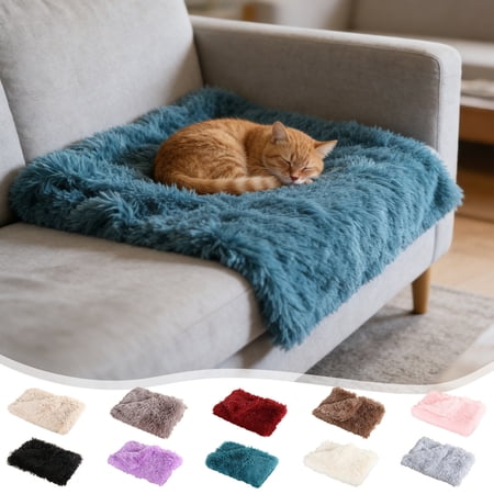 Msgweeeg Blanket for Dogs Dog Blankets Pet Blanket Four Season Warm Cats and Dog Cover Blanket Kennel Cushion Pet Bedding Furry Pet Blanket Synthetic Blanket