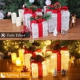 thumbnail image 4 of Christmas Lighted Gift Boxes, 8 Modes & Timing Function Set of 3 Plug-in Light up Present Boxes with 60 LEDs Christmas Decorations Indoor Home Decor Christmas Ornaments for Holiday Party Xmas, 4 of 11