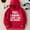 Red, variant on MAWOTEA Boys and Girls Funny "Yes I Look Like My Daddy" Slogan Hoodie With fleece interior White Letter Print,Size 4 To Size 12
