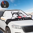 thumbnail image 1 of Feltree Car Windshield Snow Cover Car Snow Shield Windproof Windshield Snow Cover All Weather Front Window Automotive Covers Snow-Shade Suitable for Most Vehicles, 1 of 8
