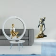 thumbnail image 2 of Estatua de niña,Estatuas de mujeres y niñas,figuritas decorativas elegantes,Escultura de arte abstracto,regalo creativo y moderno para el hogar.,Estatua de la dama,Estatua de dama tribal, 2 of 8