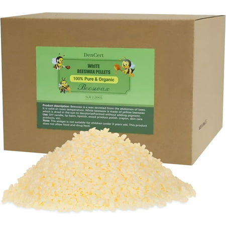 5LB beeswax granules food grade beeswax triple filtered beeswax granules perfect for DIY projects soap making supplies for candle making can be used as gifts