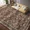 Brownish Red, variant on Hasoo Indoor Washable Area Rug 9' x 12' Floral Rugs for Living Room Geometric Throw Floor Mats Non-Slip Accent Carpet Grey/Brown