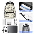 thumbnail image 5 of Fotbe Vintage Moon Fox Lightweight Casual Laptop Backpack for Men and Women, Daily use Waterproof backpack, Backpack for College, 5 of 7
