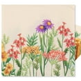 thumbnail image 1 of 100 Pcs Serviettes en Papier Fleur 2 Couches Rétro Floral Serviette d'Invité Réutilisable Plante Fleur Serviette à Main Décorative Fête Dessert Serviettes de Table Absorbantes Vintage pour Fête, 1 of 11