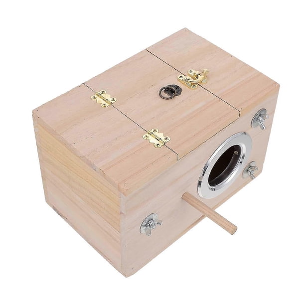 Bird Breeding Box Wooden Nest Box Indoor And Outdoor Use Garden Bird House