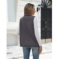 thumbnail image 5 of Zeagoo Womens Outerwear Vests With Pockets Zipper Sleeveless Fleece Jackets Casual Fall Trendy, 5 of 6