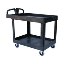 Heavy Duty Service Utility Cart 2 Shelf 500lbs Service Shop Organizer 45''x26''