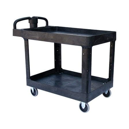 Heavy Duty Service Utility Cart 2 Shelf 500lbs Service Shop Organizer 45''x26''
