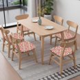 thumbnail image 6 of Strawberry Plants Fruit Seat Covers for Dining Room Chairs Set Of 6,Stretch Printed Washable Chair Seat Cover with Elastic Ties and Button,Removable Waterproof Couch Cushion Covers, 6 of 6