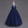 thumbnail image 2 of Vestido de princesa de encaje de cintura alta, vestido de malla, vestido infantil, disfraz de niña de las flores para boda, 2 of 6