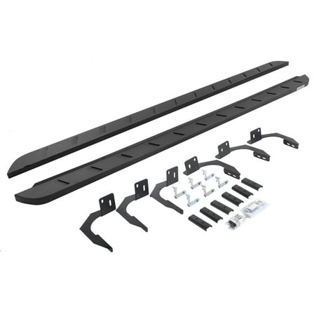 Go Rhino 63409980SPC RB10 Slim Line Running Boards with Mounting Brackets Kit For Ram 11-14 1500, Dodge 09-10 Ram 1500 (Extended Cab Pickup)