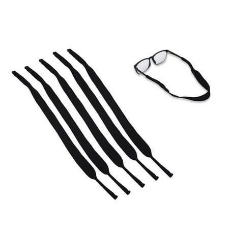 Eyeglass Straw Yosoo 5pcs Sports Glasses Elastic Neck Strap Retainer Cord Chain Holder Lanyard for Eyeglasses, Soprts Glasses Holder, Glasses Cord ()