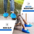 thumbnail image 4 of 100 Premium Disposable Boot Shoe Covers Thick Water Resistant Protective Foot Booties, 4 of 4