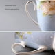 thumbnail image 2 of Monstrate Taza clásica de flores, tazas de cerámica para café, recipiente para desayuno, avena, taza de lujo, suministros para beber en la cocina y la Juegos de servir café y té Tipo4 Monstrate HA081621-04, 2 of 6