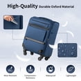 thumbnail image 5 of Ktaxon 20" Carry-on Luggage Softside Suitcases Oragnizer Bag with 360° Spinner Wheels Lightweight Travel Suitcase, Blue, 5 of 13