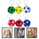 thumbnail image 2 of KAKOWELY 6 llaveros de fútbol divertidos con temática de fútbol, regalo de cumpleaños, recuerdos de fiesta para niños, 2 of 5