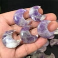 thumbnail image 4 of MATROOY 50x Wholesale Natural Amethyst Stone Moon Crystal Carved Skull Reiki Healing, 4 of 6