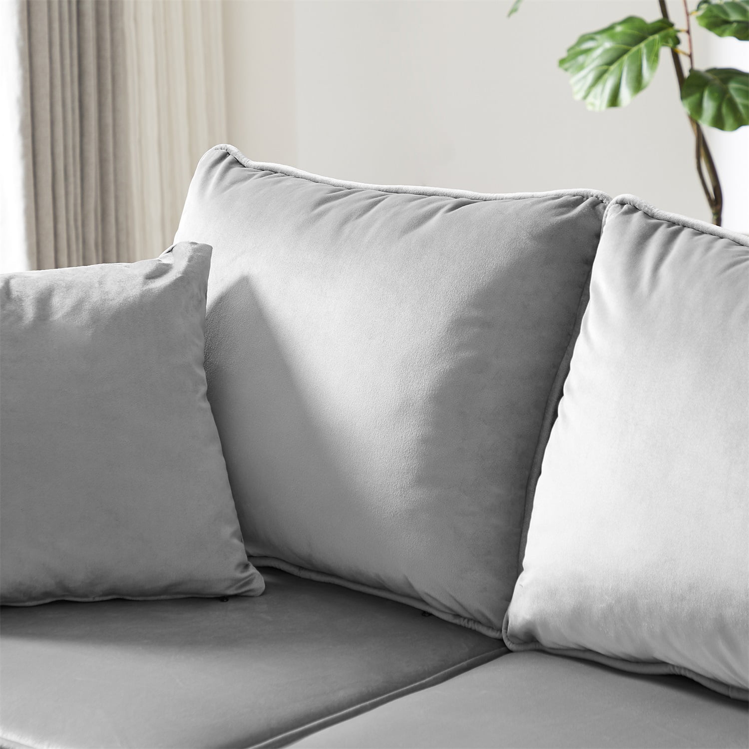 Resenkos 62.5" Casual Sofa Lifestyle Solutions Sofa Bed Couch for Bedroom in Home & Kitchen Apartment Dorm, Grey Resenkos 62.5" Casual Sofa Lifestyle Solutions Sofa Bed Couch for Bedroom in Home & Kitchen Apartment Dorm, Grey