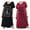 Black/Red, variant on FEREMO Nightgown for Women Plus Size Long Sleepwear Printed Comfy Sleep Shirts 3 Pack
