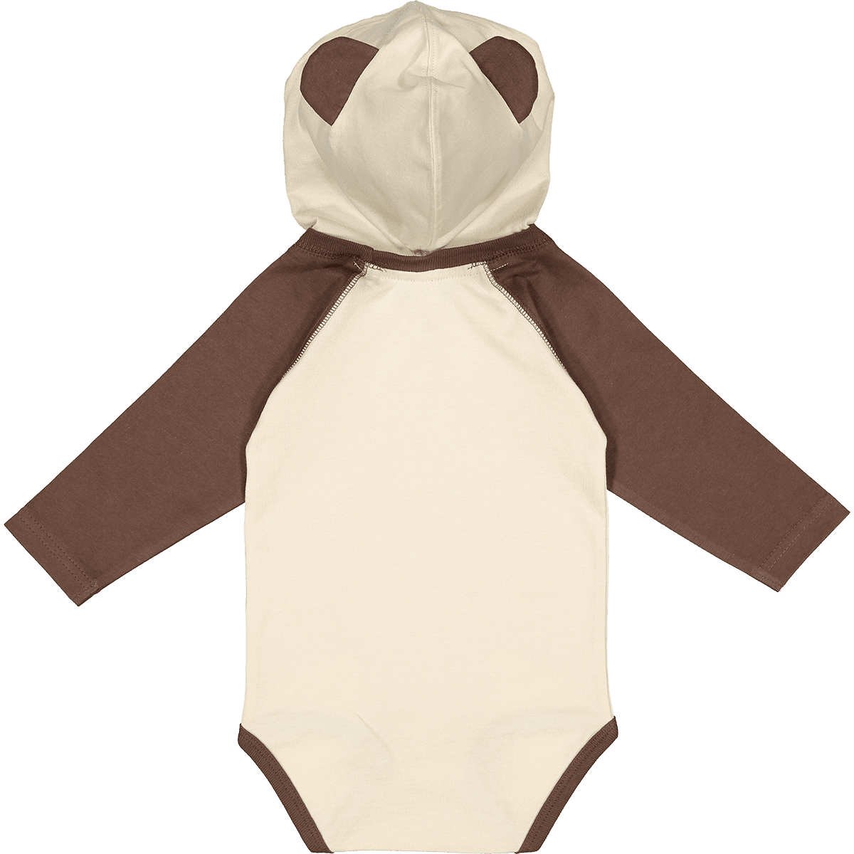 Inktastic New Bean Cute Sleeping Bean in Leaves and Vines Boys or Girls Long Sleeve Baby Bodysuit