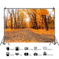 thumbnail image 2 of SUNOLIFE Fall Backdrop Banner Autumn Nature Landscape Background Decorations 10x8ft, 2 of 3