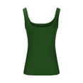 thumbnail image 3 of fatyb Womens Tank Tops Square Neck Summer Sleeveless Ribbed Slim Going out Shirts Casual Basic Tank Tees, 3 of 6