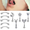thumbnail image 4 of Pendientes Stud Fernando Joyas perforantes 10 piezas Espárragos Diamante Moda casual, 4 of 8