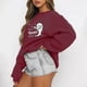 thumbnail image 3 of Sudadera de mujer Gibobby Sudadera de Manga Larga Cuello Redondo Ajuste clásico Color como la imagen, 3 of 4