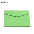 thumbnail image 3 of Unique Bargains Blank Small Items Storage Card Holder Mini Envelopes, Green 60 Pack, 3 of 6