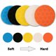 thumbnail image 3 of 5 piezas 125 mm Auto-Polierpads, Polierschwamm, Polierpads-Kit für Bohrschwämme, Bohrer-Polierset, 3 of 5